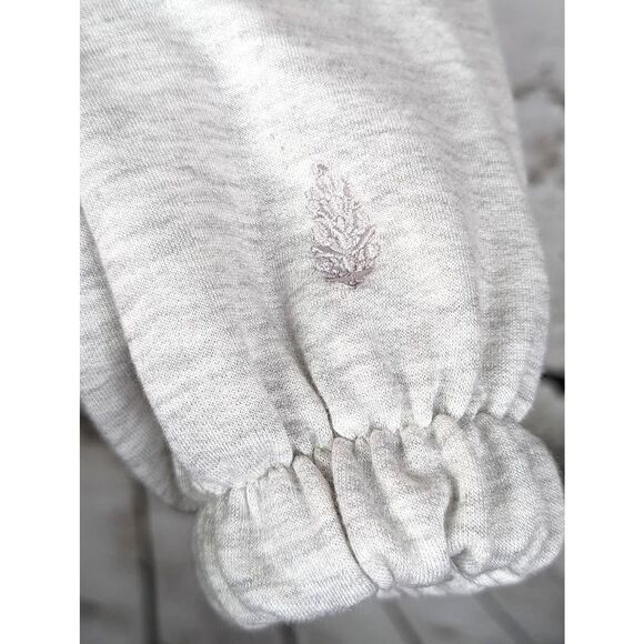 FREE PEOPLE MOVEMENT Athleisure Cropped Back-Peplum Sweatshirt Dolman Size Small - Picture 4 of 7